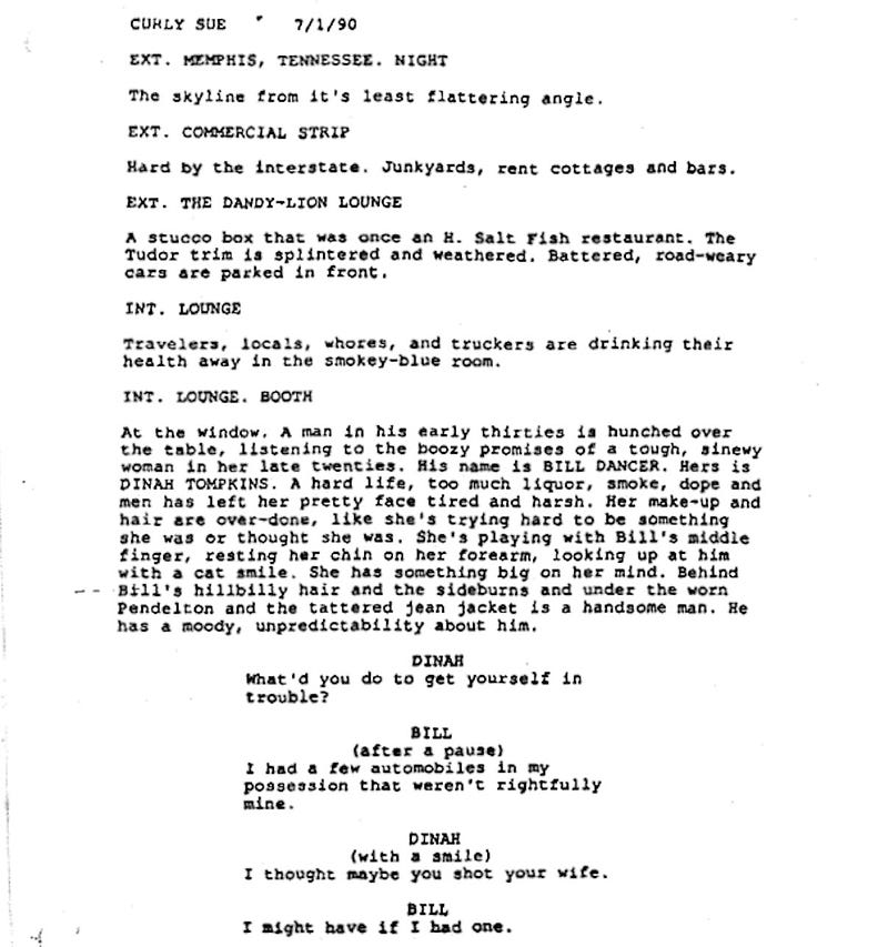 Page One: “Curly Sue” (1991)