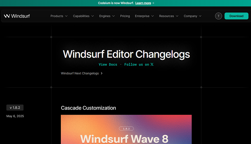 Windsurf 1.8.2 Drops — 5 Upgrades That’ll Make Vibe Coders Scream “Aye!”