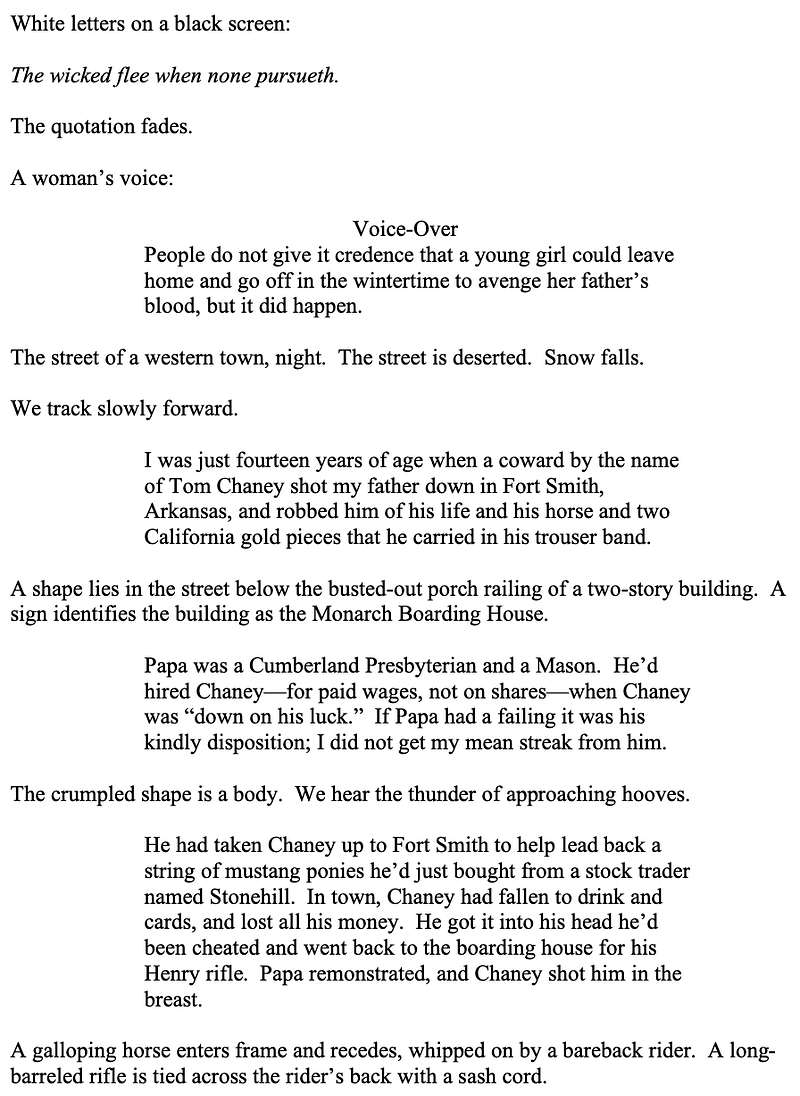Page One: “True Grit” (2010)