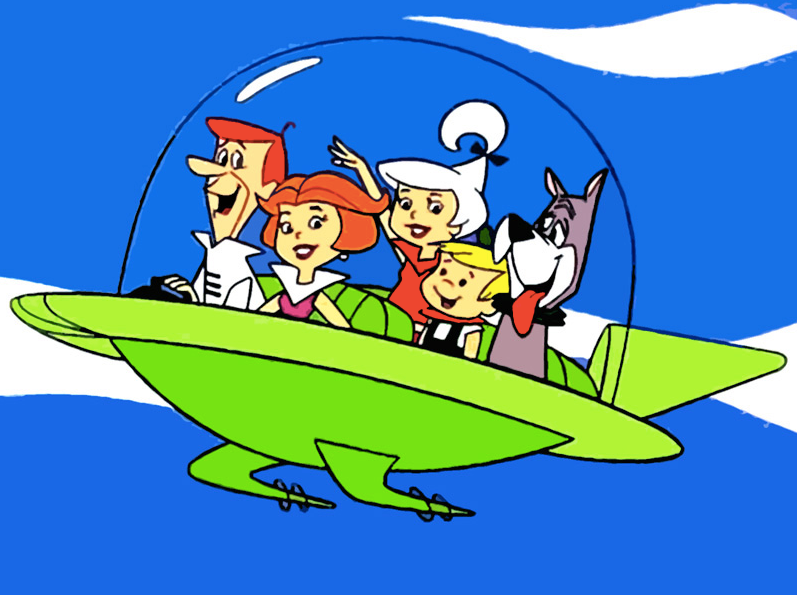 The flying car from [The Jetsons](https://en.wikipedia.org/wiki/The_Jetsons). The future flying car will probably be automated and connected to the internet.