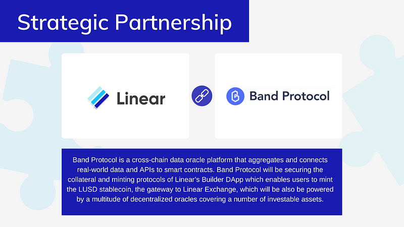 Linear Finance Partners With Band Protocol To Secure Synthetic Asset Creation and Exchange