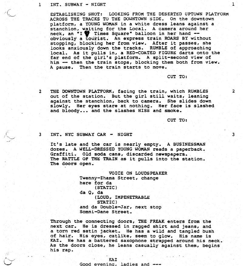 Page One: “My Demon Lover” (1987)
