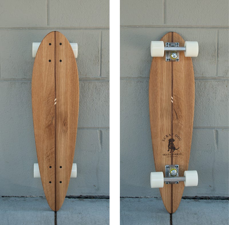 Live Streamed The making of wooden skateboards using upcycled wood at