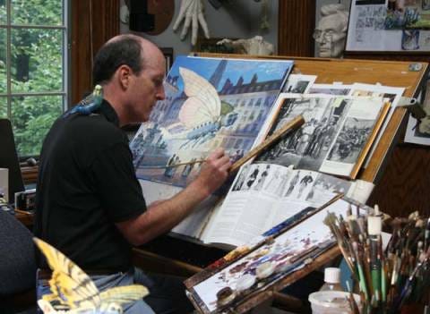 The Artist Behind “Dinotopia”: Seven Questions for James Gurney