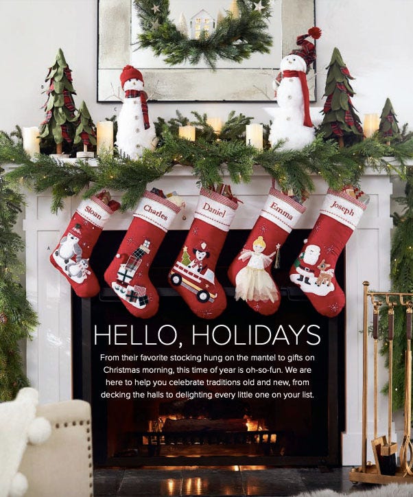 A Dark Walk Through The Pottery Barn Kids Holiday Catalog - Adult ...