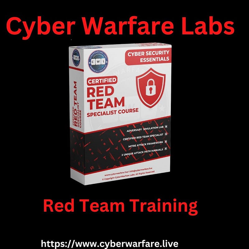Red Team Training | Cyber Warfare Labs