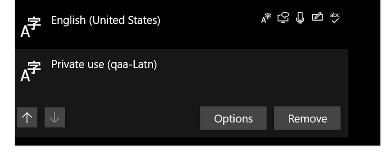How to remove ‘Unknown Locale (qaa-Latn)’ from windows