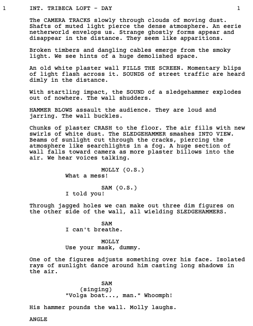 Page One: “Ghost” (1990)