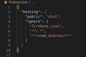 Firebase.json file