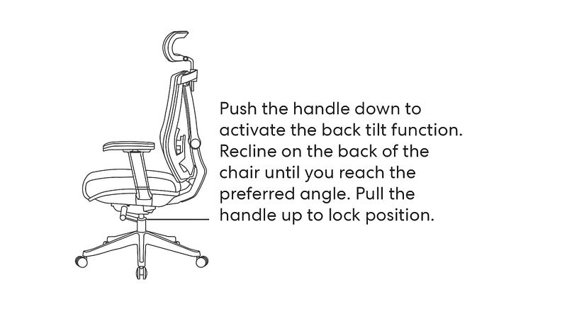 adjust chair back angle