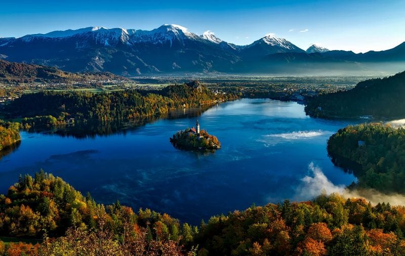 Slovenia is not unknown, but still worth exploring and in the middle of Europe