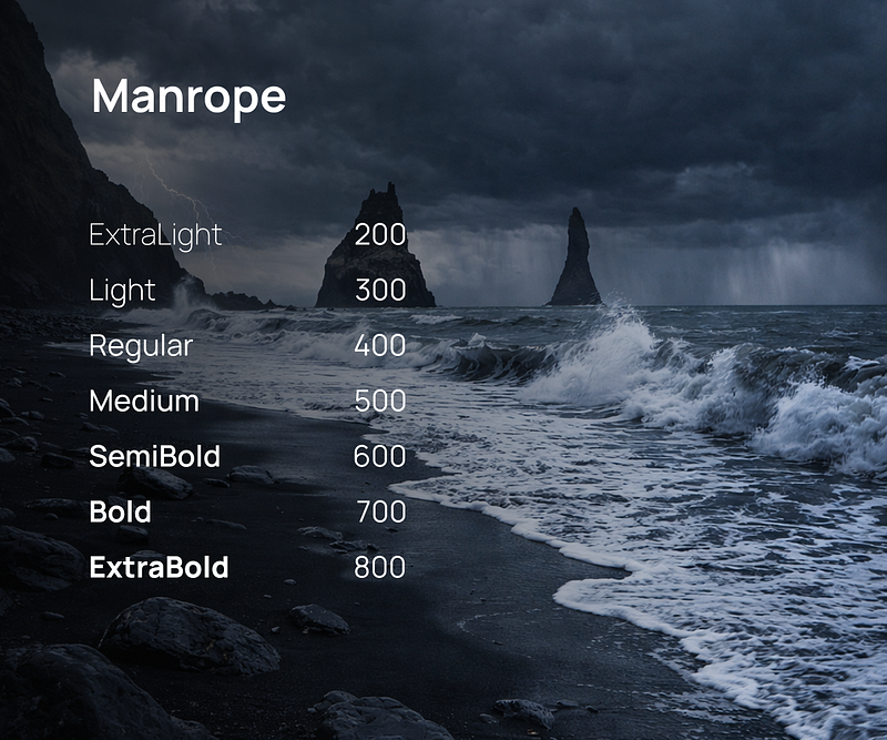 Manrope