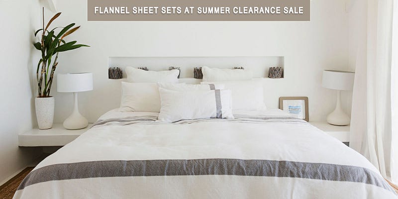 Summer clearance sale, sheet sets sale in summer