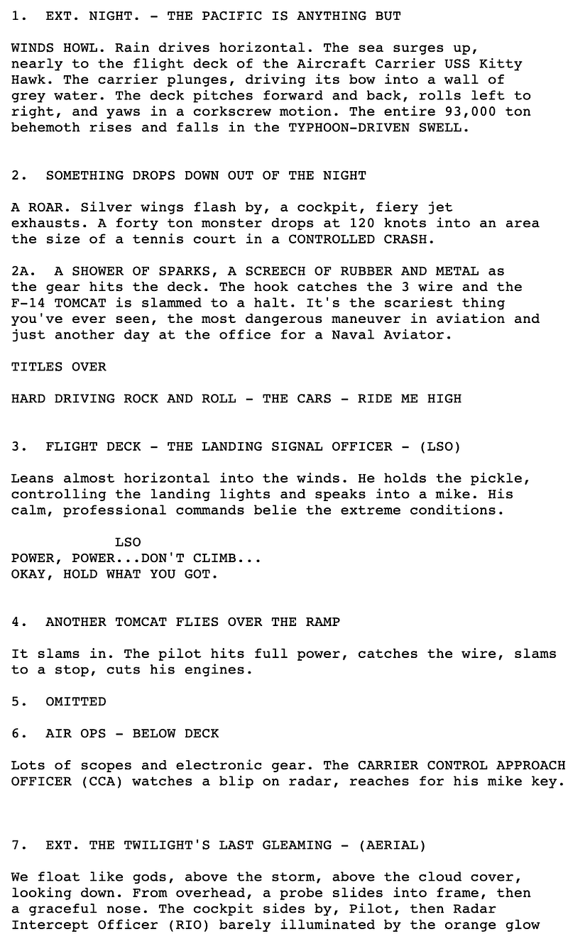 Page One: “Top Gun” (1986)