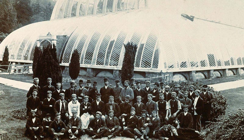 第六代公爵所建溫室（圖片來源：chatsworth house)