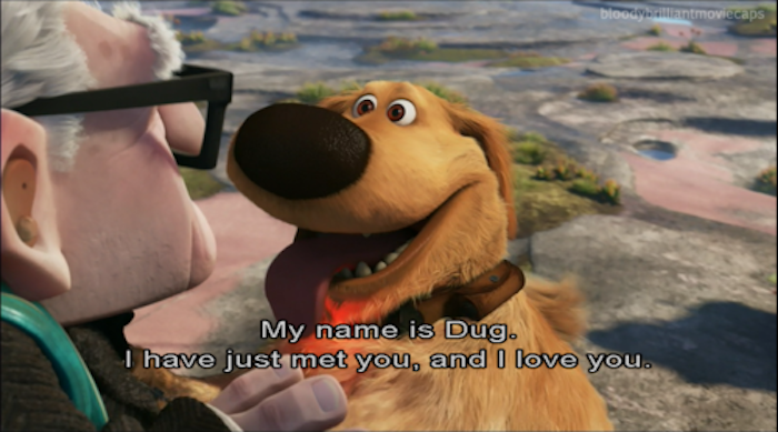 Dug the Dog’s Role in Pixar’s Movie “Up”