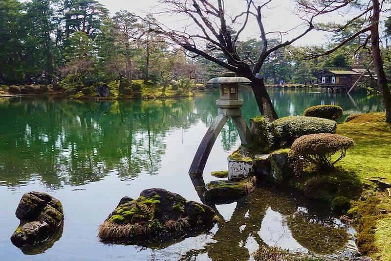 The amazing Kenroku-en Japanese garden in Ishikawa Prefecture’s city of Kanazawa