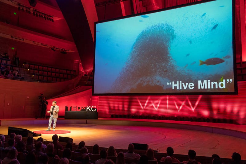 Dr Louis Rosenberg talking about Collective Superintelligence at TED in 2017