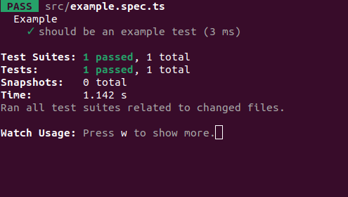 How do you write tests in Nestjs?