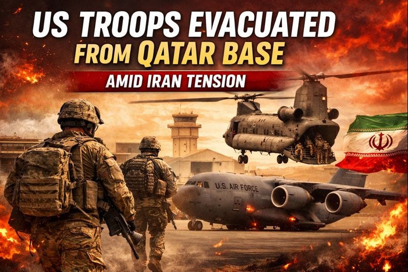 Why the US Is Quietly Evacuating Personnel From a Major Air Base in Qatar.