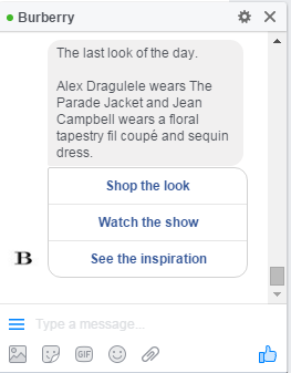 Burberry Fashion Chatbot