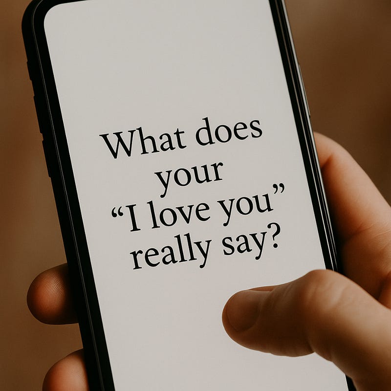 What Does Your “I Love You” Really Say?