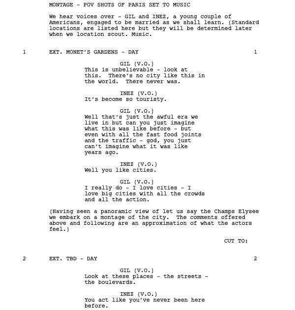 Page One: “Midnight in Paris” (2011)
