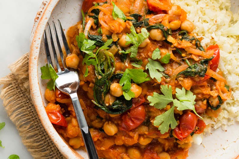 Tomato Chickpea Curry | My Food Bag Blog