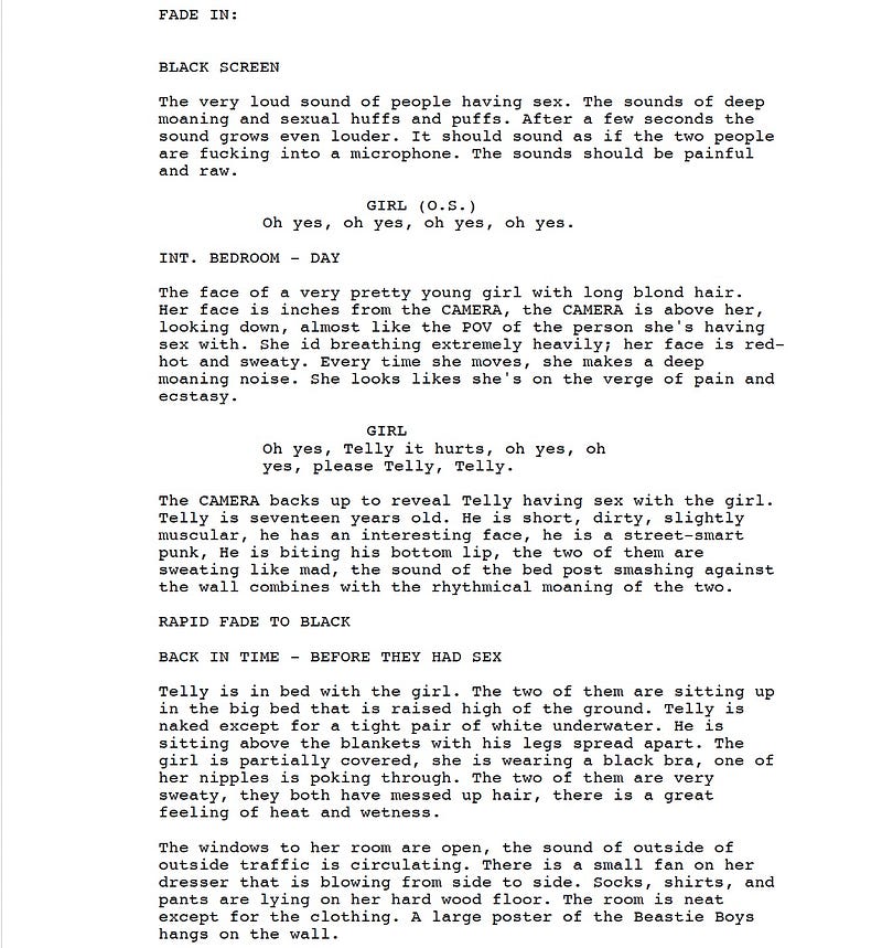 Page One: “Kids” (1995)