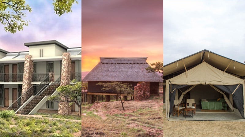 Comparing Classic style safari lodges to tented lodges and tented camps in the Serengeti