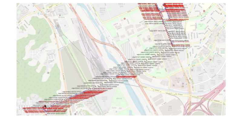 논리적 지리 좌표계를 실제 세계의 도로 상의 네트워크로 변환하는 쿠팡이츠 지도 서비스의 맵 매칭