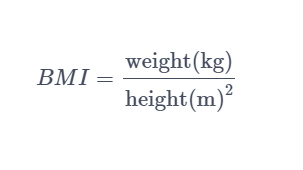 BMI calculator model