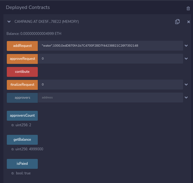 Make Crowdfunding Smart Contract using Solidity and Golang Language
