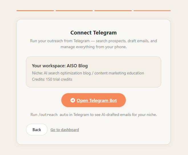 mentionagent connect telegram on AISO Blog