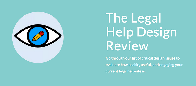 Legal Help Design Review