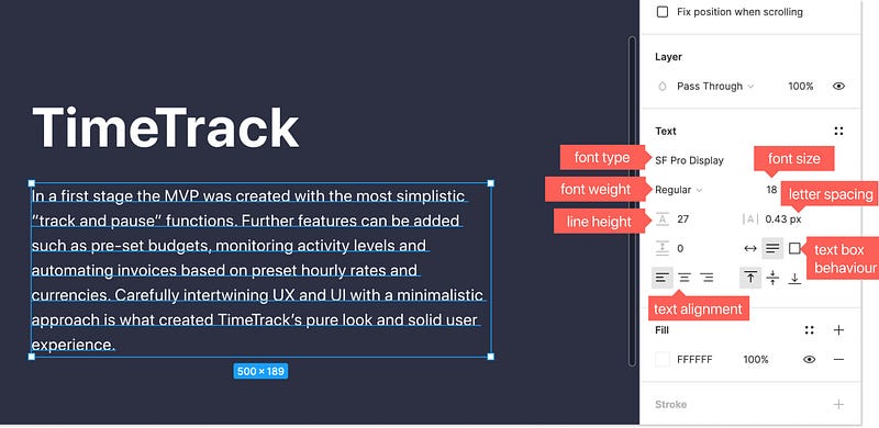 Text in Figma