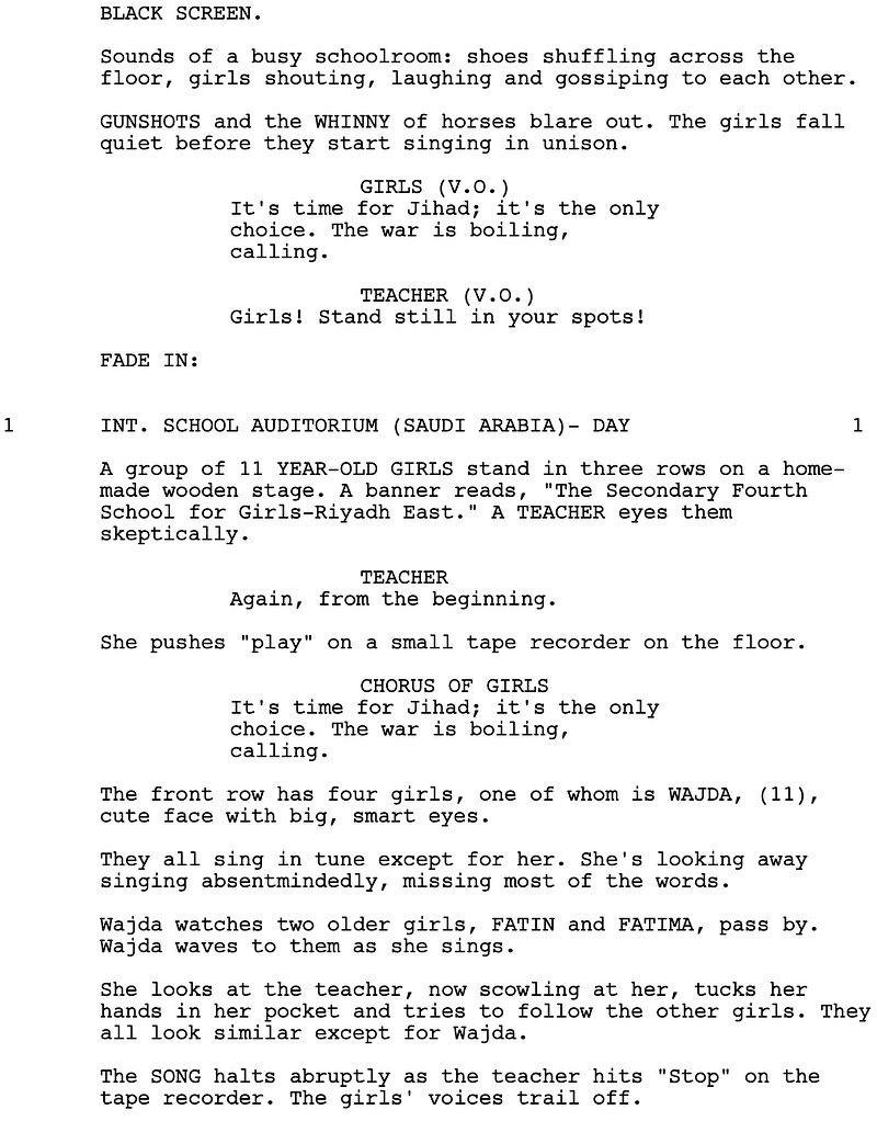Page One: “Wadjda” (2012)