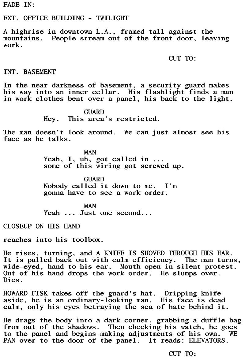 Page One: “Speed” (1994)