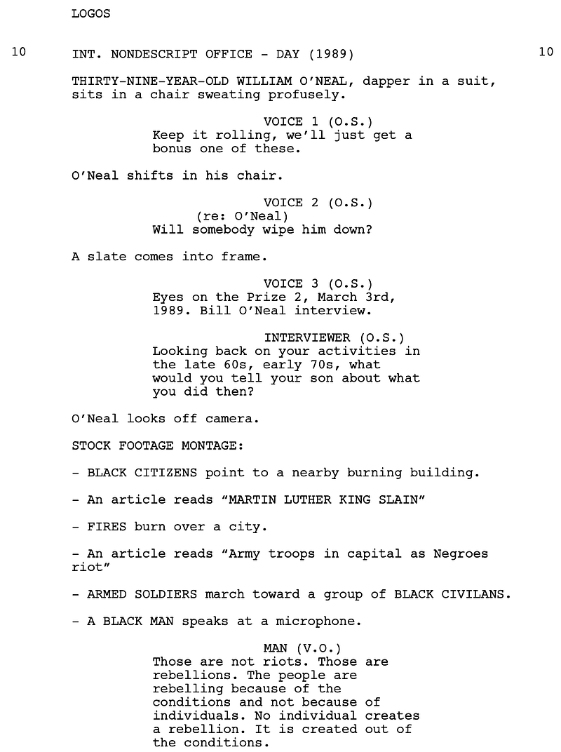 Page One: “Judas and the Black Messiah” (2021)