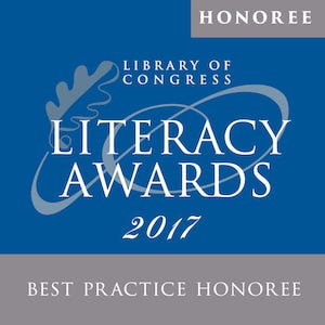 Logo for Library of Congress Literacy Awards 2017.
