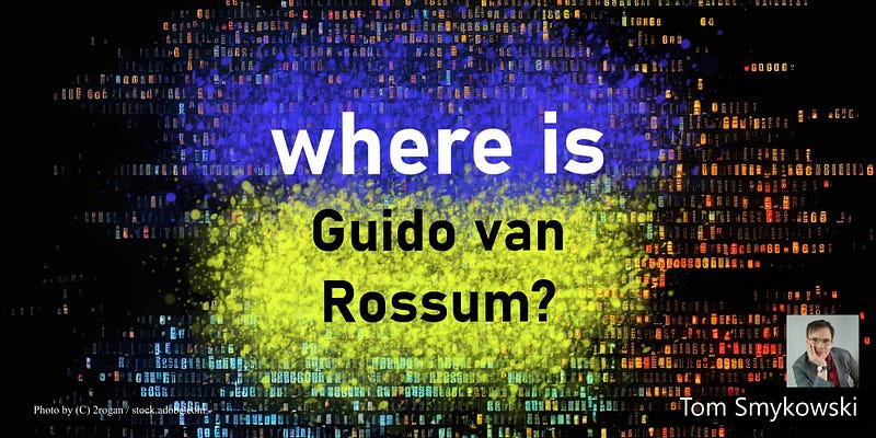 🤔  Guido Van Rossum And A Bat Ray. I Was Really Worried!