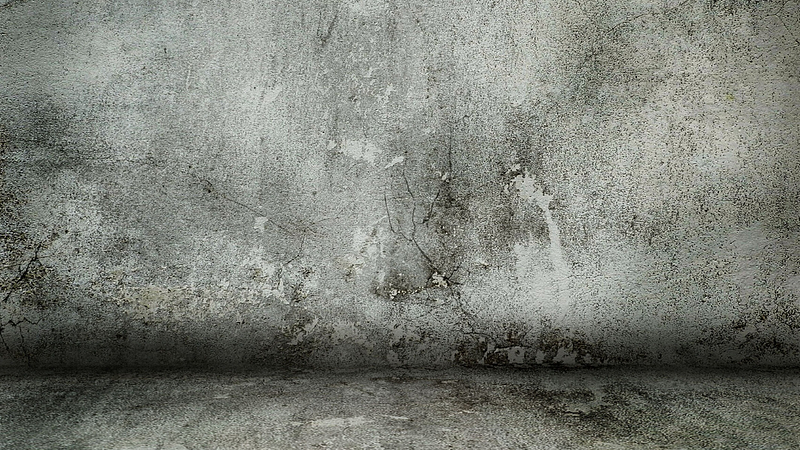 a concrete wall and floor