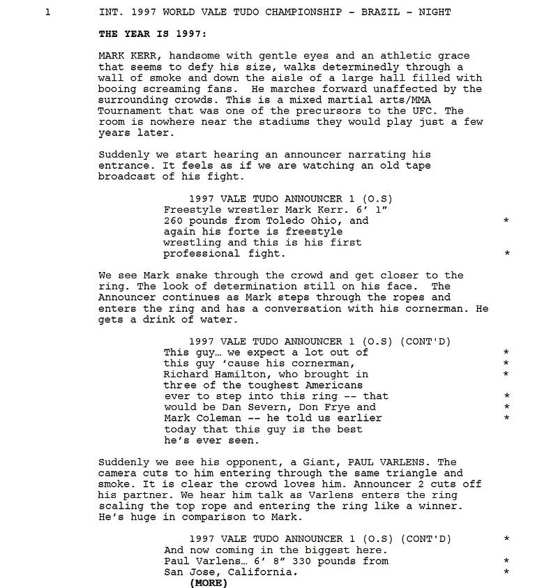 Page One: “The Smashing Machine” (2025)