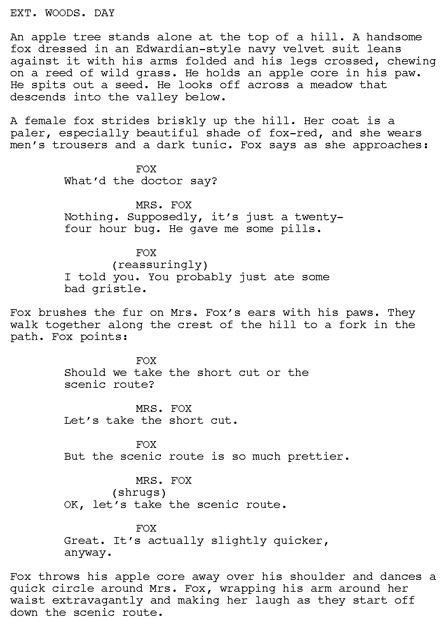 Page One: “Fantastic Mr. Fox” (2009)