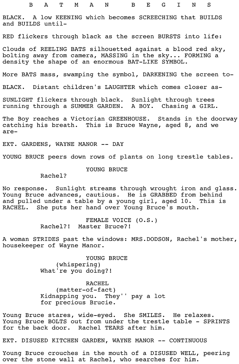 Page One: ‘Batman Begins’ (2005)