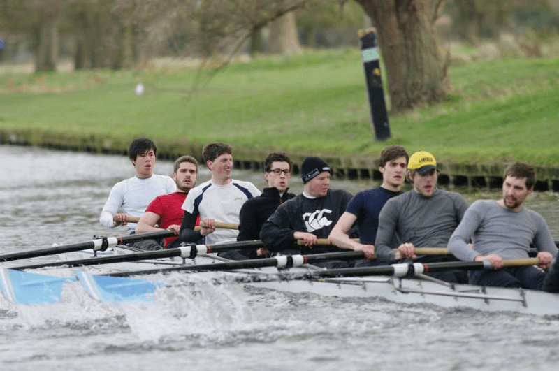 Diego Oliveira Sanchez rowing at Cambridge