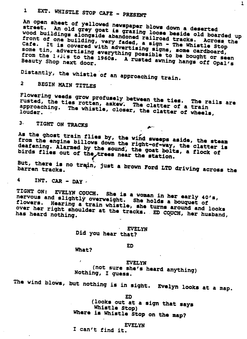 Page One: “Fried Green Tomatoes” (1991)