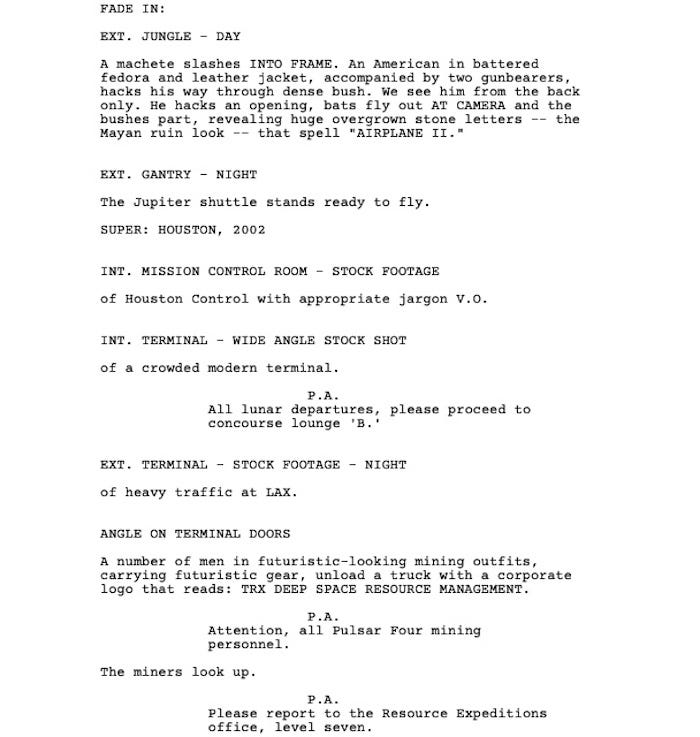 Page One: “Airplane II: The Sequel” (1982)