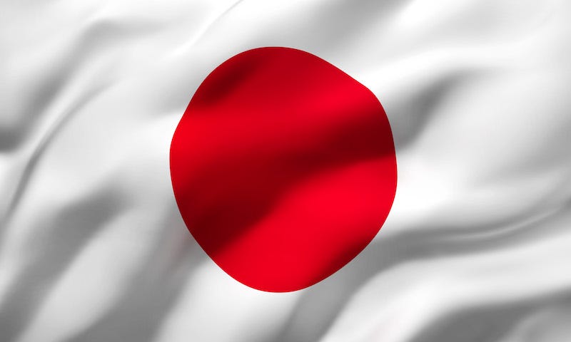 Japan’s national flag, the Hinomaru