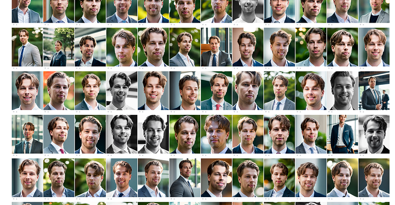 my 100+ ai headshots